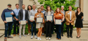 Life Sciences Excellence Award Winners 2024 posing together for a group photo indoors.
