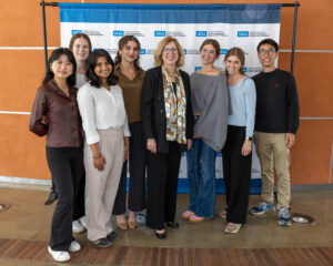 Group photo of attendees at UCLA CRSHE Distinguished Speaker Series with Dr. Teresa Woodruff